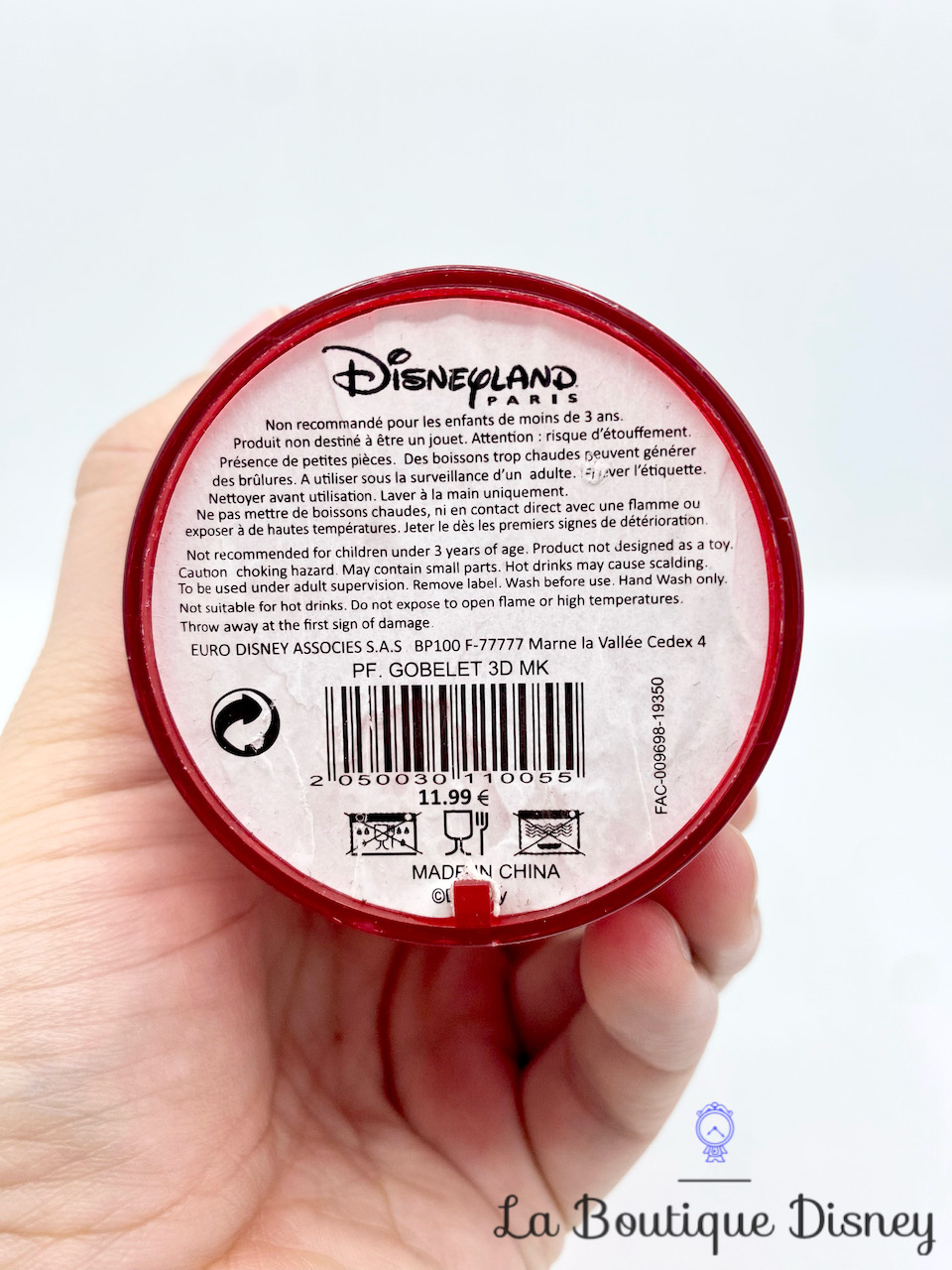 Disney - Mickey Mouse : Gobelet paille