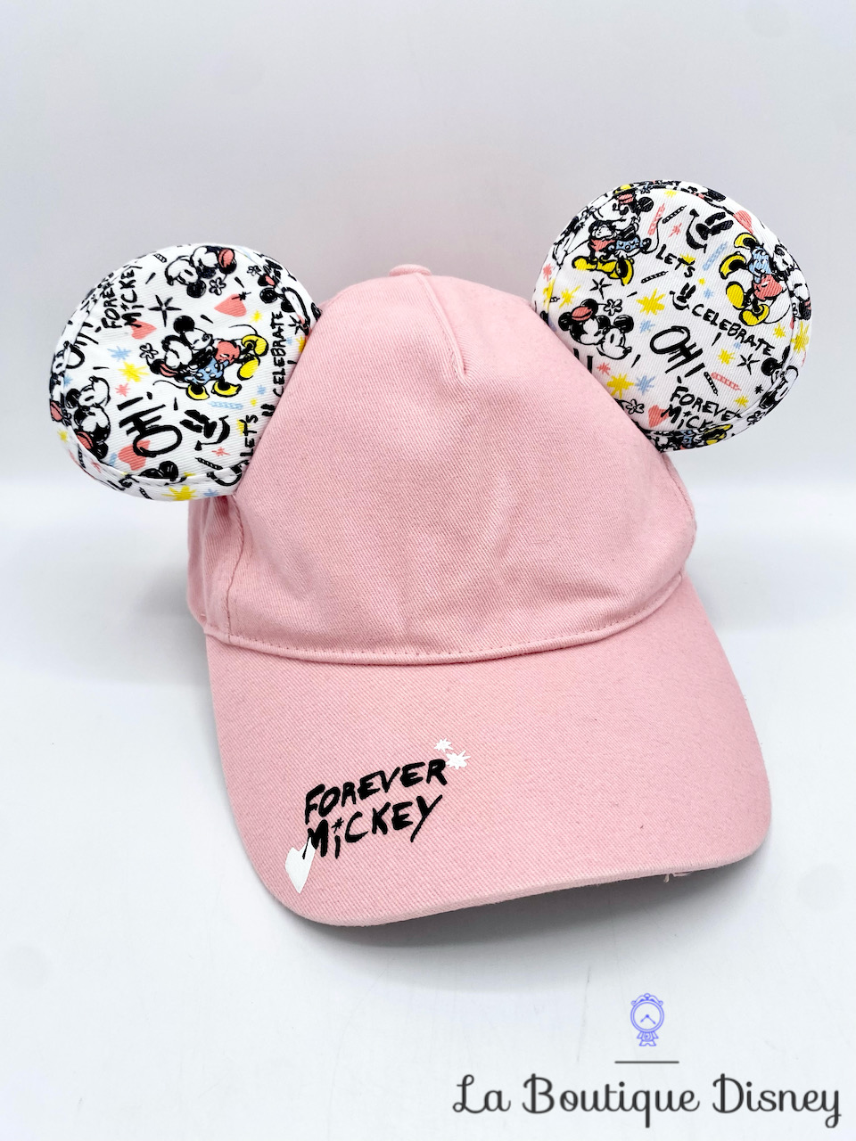 Casquette Oreilles Forever Mickey Disneyland Paris Disney rose chapeau
