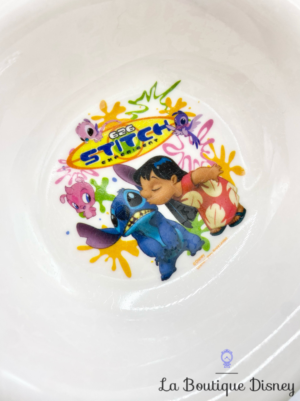 Assiette creuse Lilo et Stitch Disney Shiny Bright Limited plastique 626  Experiment - Vaisselle/Assiettes - La Boutique Disney