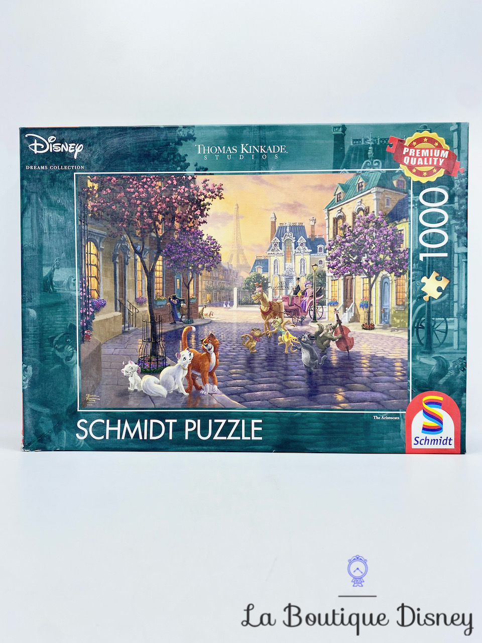 Puzzle 1000 pièces Les Aristochats The Aristocats Thomas Kinkade Painter of Light Disney Schmidt N°59690