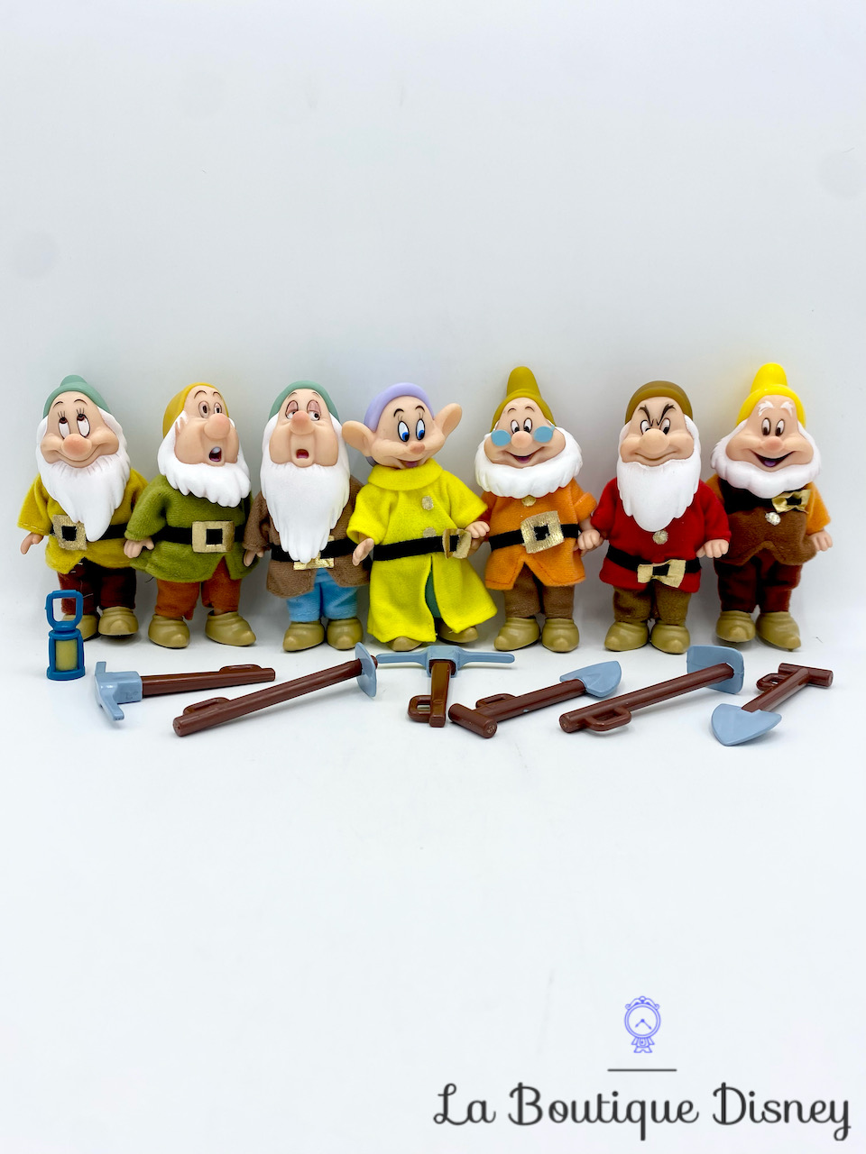 Puzzle en bois ancien, Blanche neige et les sept nains, Walt