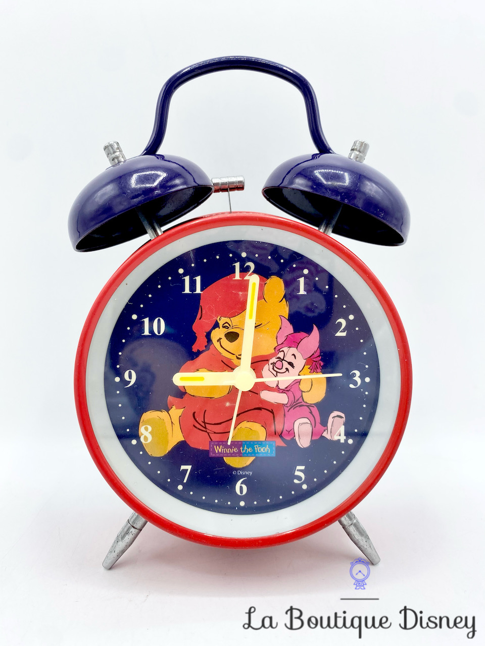 Réveil Winnie l\'ourson Porcinet Disney horloge rouge bleu Winnie the Pooh