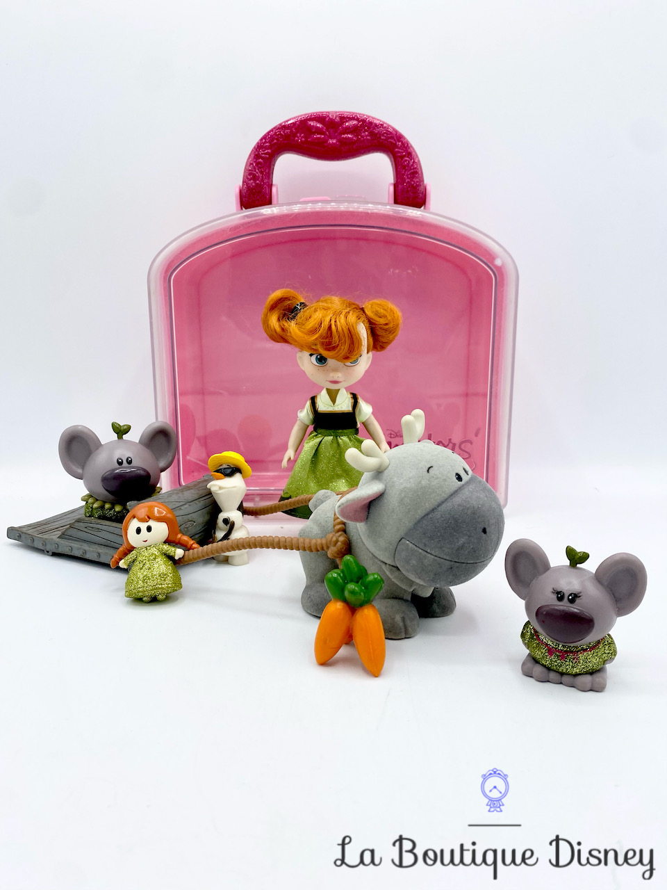 Ensemble de jeu Coffret Mini Poupée Anna La reine des neiges Animators Collection Disney Store valise