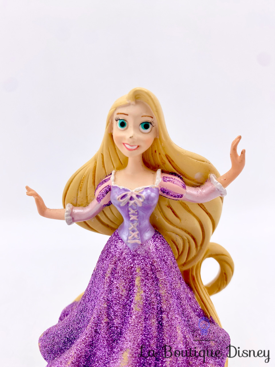 figurine-résine-raiponce-disneyland-disney-princesse-paillettes-12-cm-3