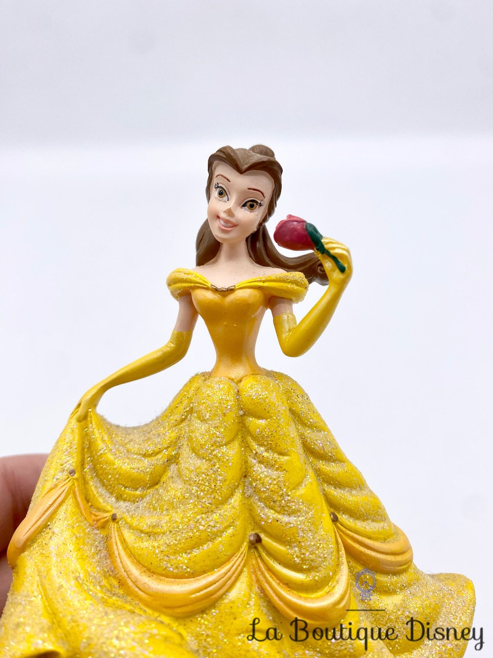 figurine-résine-belle-la-belle-et-la-bete-disneyland-disney-princesse-paillettes-12-cm-5