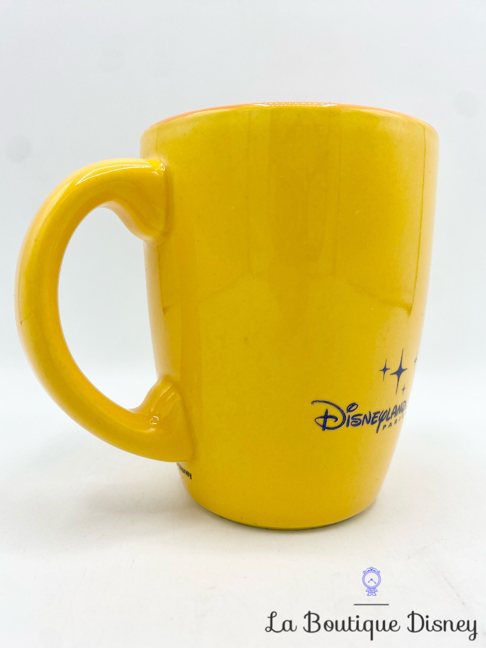 Tasse Minnie Mouse ESSO Disneyland Paris mug Disney vintage jaune