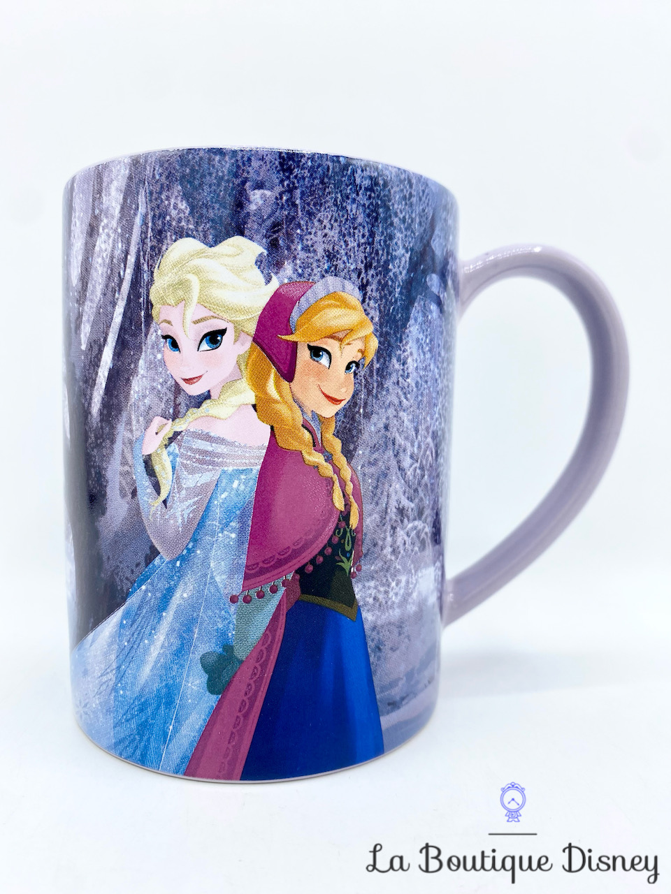 Tasse Anna Elsa Olaf La reine des neiges Disney Parks mug Disneyland violet forêt