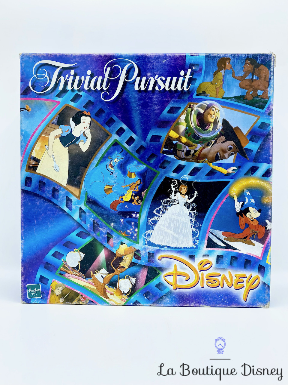 Jeu de société Trivial Pursuit Disney Hasbro Édition 1999 bleu