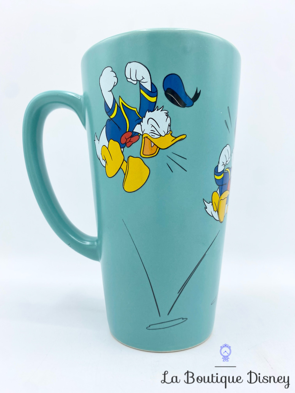 Tasse Donald Duck saut The Disney Store mug vert haut