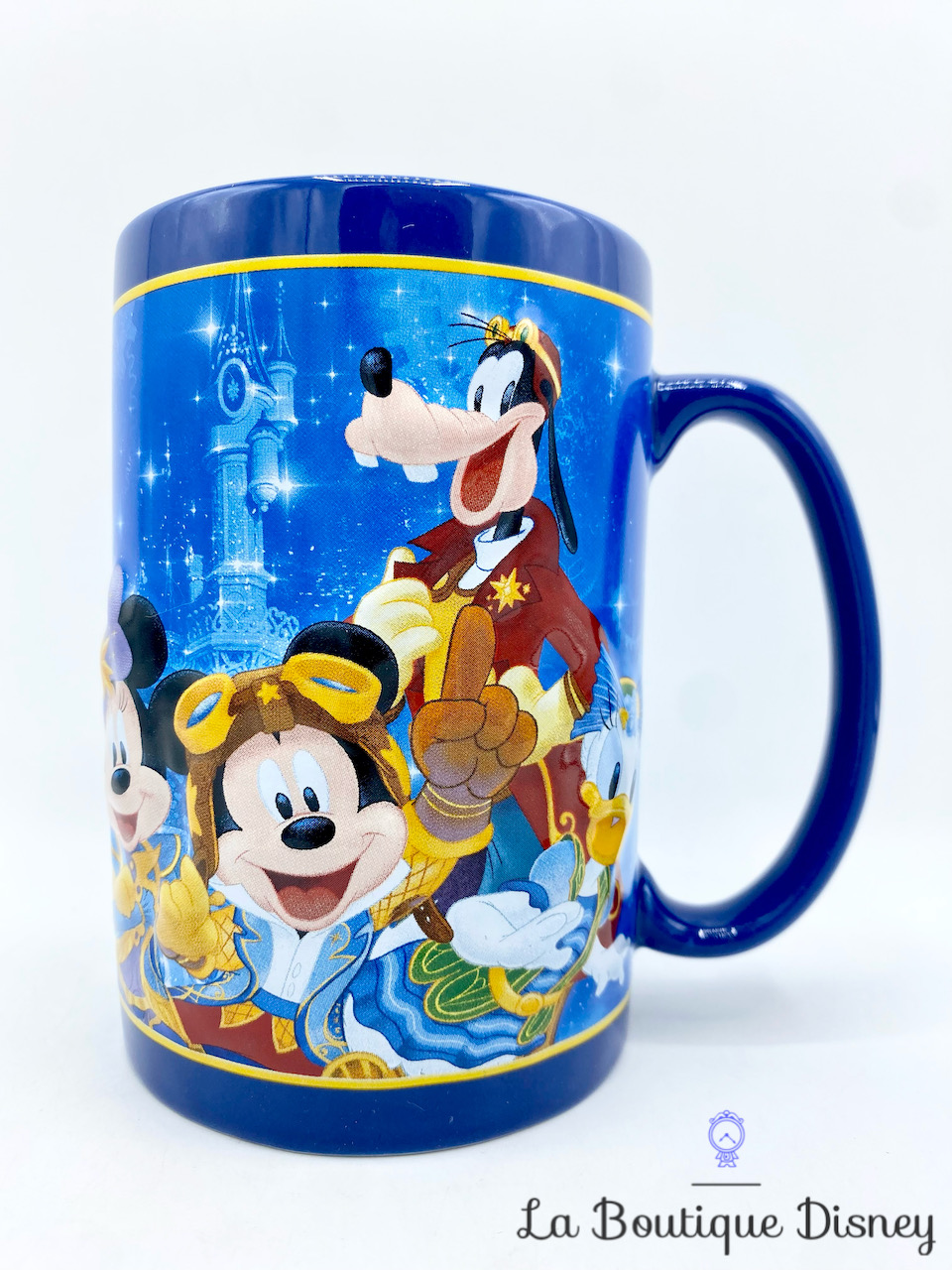 Tasse 25 Years of Stars Disneyland Paris 25 ème anniversaire mug Disney bleu Mickey et ses amis
