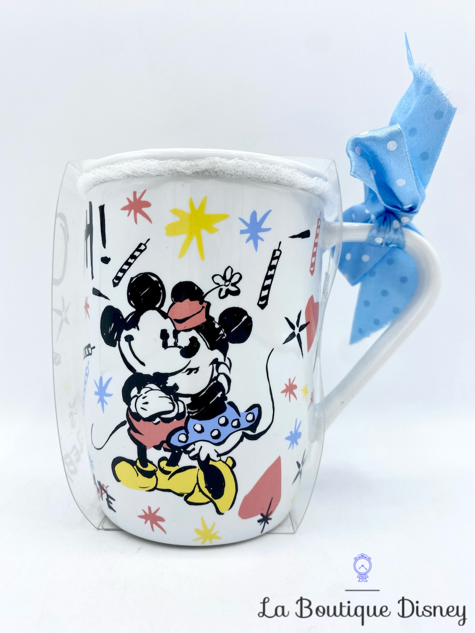 Tasse Mickey Minnie Forever Mickey Disneyland Paris mug Disney noeud couvercle