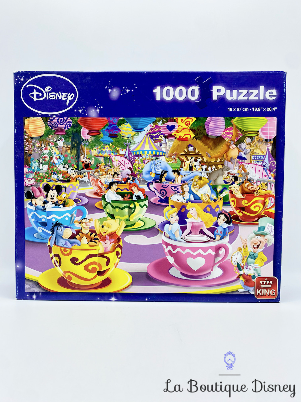 Puzzle 1000 Pièces Le manège des tasses thé Attraction Disney KING N°5125