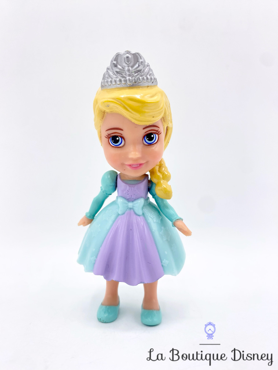 Figurine Mini Poupée Princesse Elsa La reine des neiges Disney Frozen Jakks Pacific robe bleu