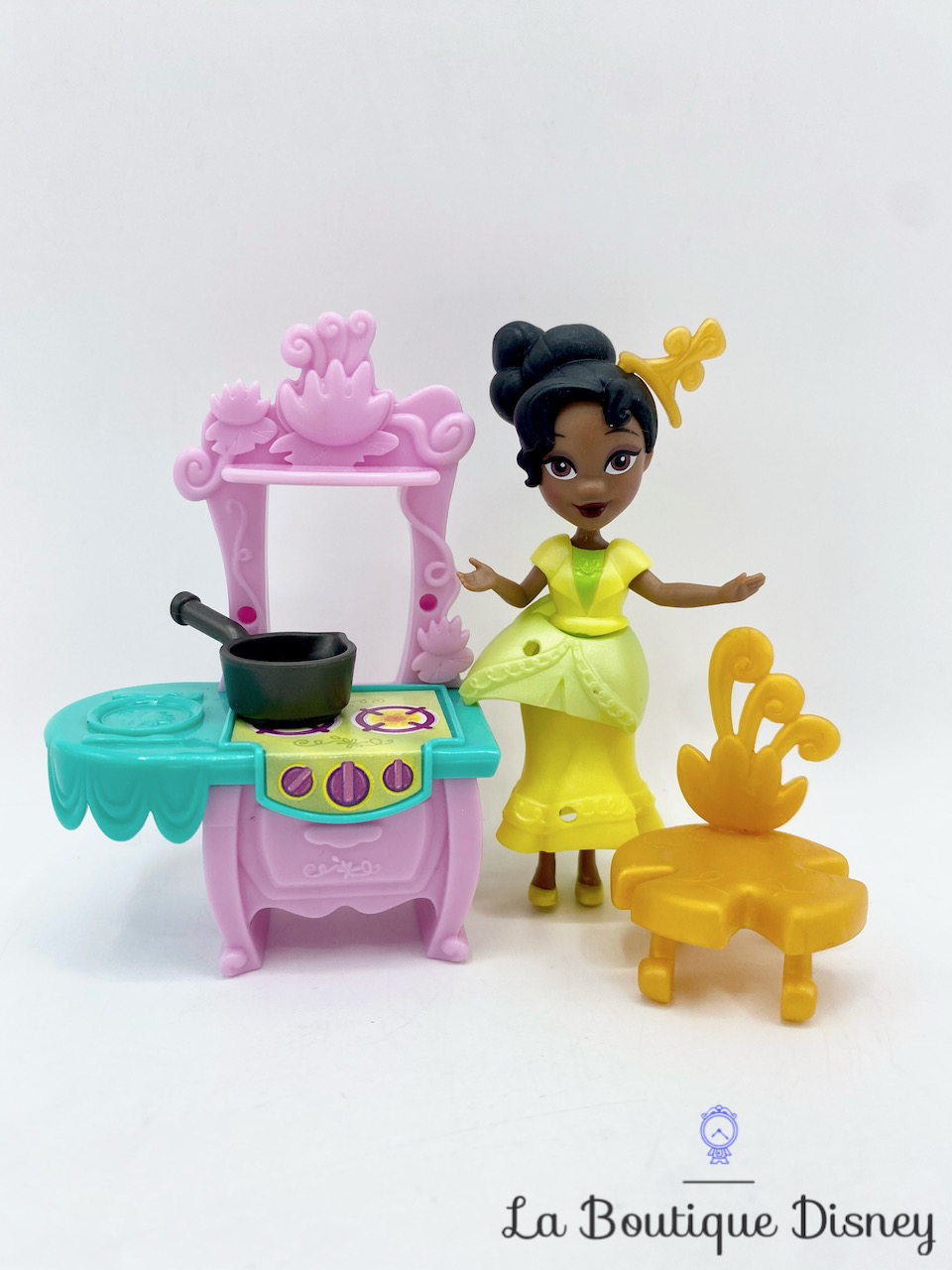 Figurine Little Kingdom Instants Magiques Le café cajun de Tiana La princesse et la grenouille Disney Princess Hasbro polly clip