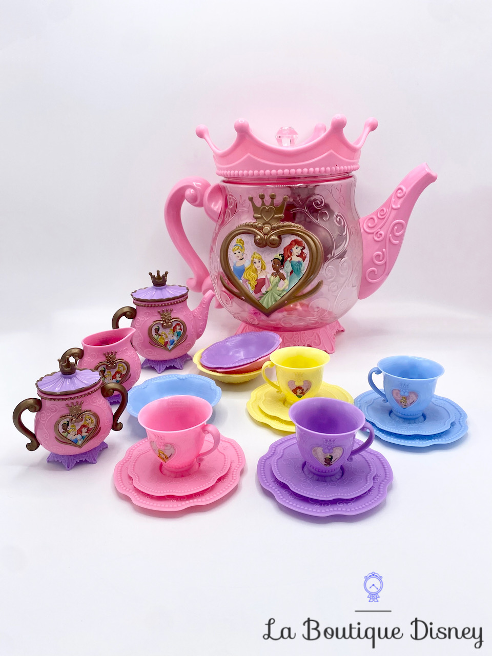 Jouet Dinette Princesses théière Disney Store plastique rose
