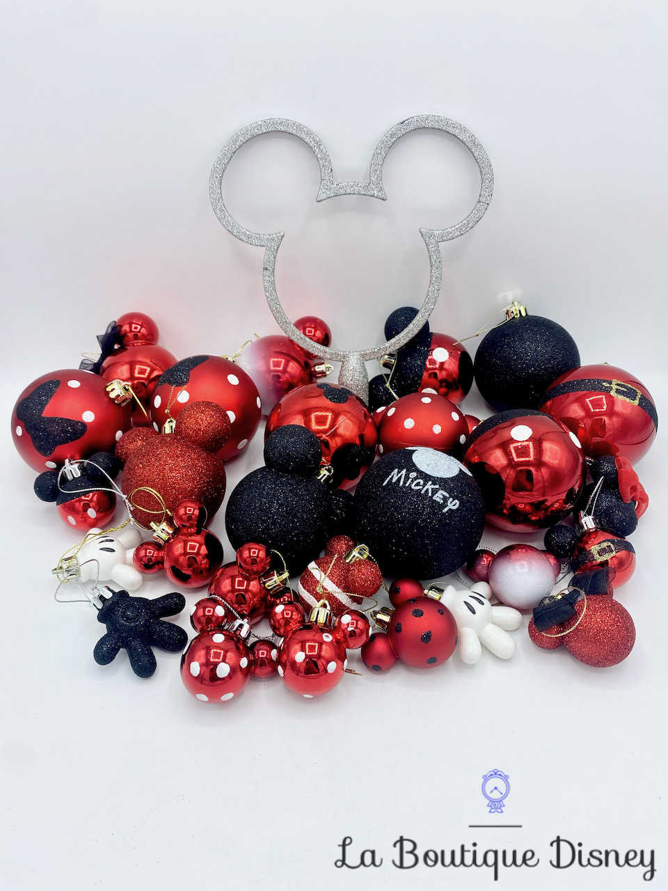 Ensemble boules Noël Mickey Minnie Disney ornements suspensions sapin