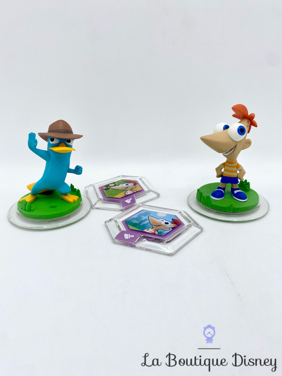 Figurine Disney Infinity 1.0 Pack Toy Box Phineas et Ferb Jeu vidéo Agent P Power Disc