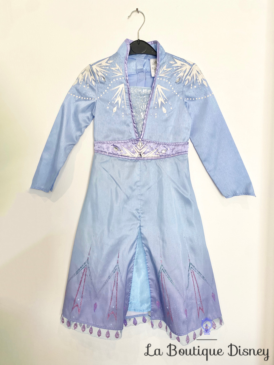 Déguisement Elsa La reine des neiges 2 Disney Store taille 6 ans robe bleu paillettes