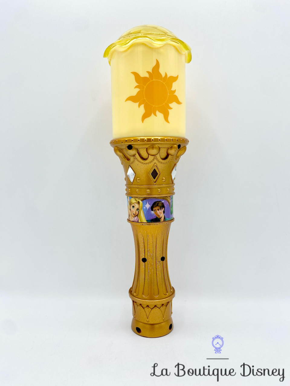 Baguette lumineuse Raiponce Disney On Ice Flynn lanterne soleil 28 cm