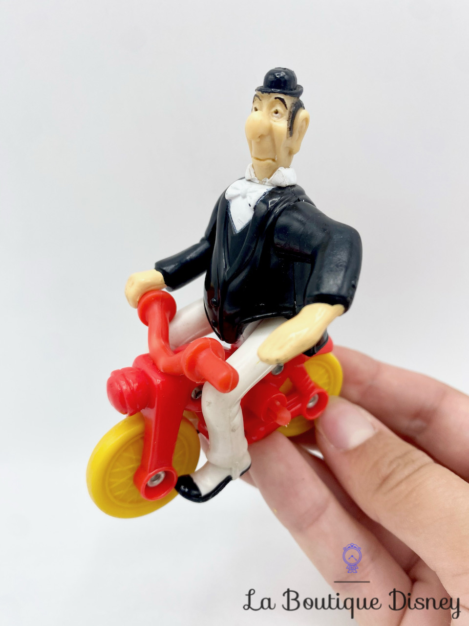 Figurine Edgar Les Aristochats Disney McDonald\'s 1994 moto rouge 10 cm