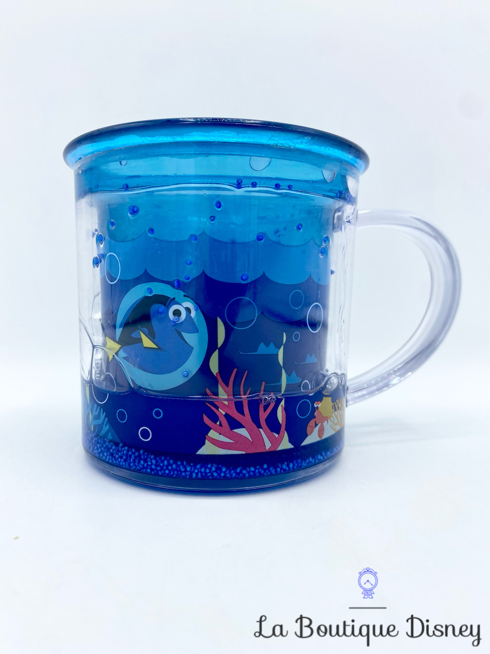 tasse-plastique-le-monde-de-némo-disney-store-eau-paillettes-mug-hank-dory-bleu-1