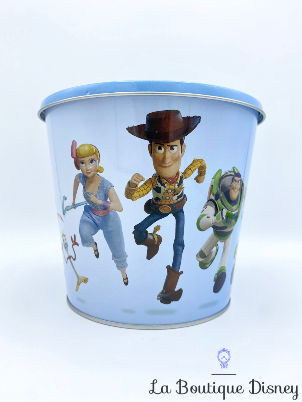Boite métal Toy Story 4 Disney Pixar Golden Linkinc ronde Only in cinemas Woody Buzz Bergère