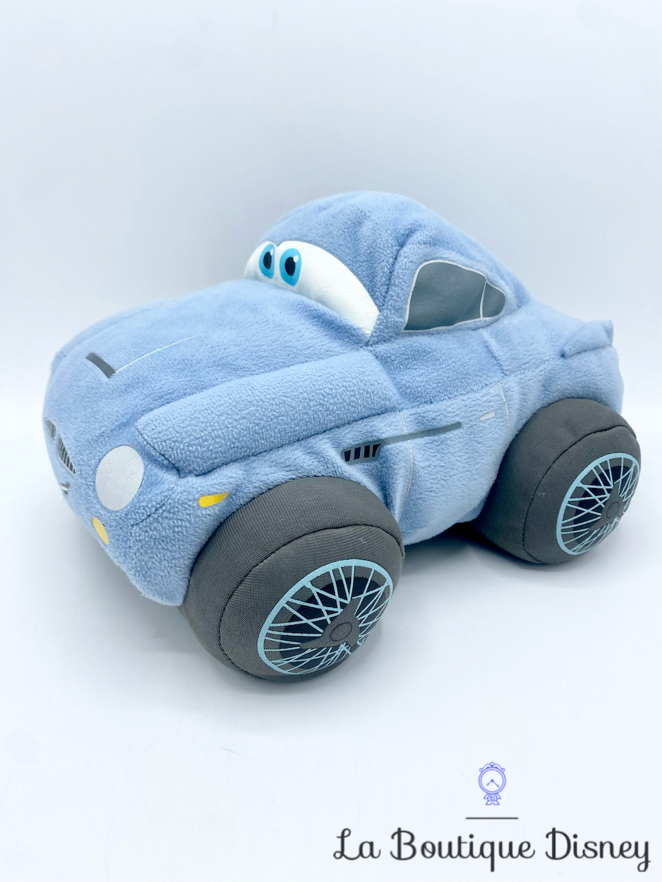 Peluche Finn McMissile Cars 2 Disney voiture bleu 26 cm