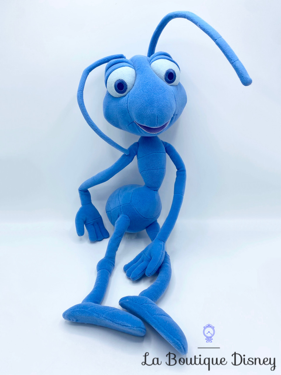 Peluche Tilt 1001 Pattes XXL Disney Store insecte fourmi bleu articulé 58 cm