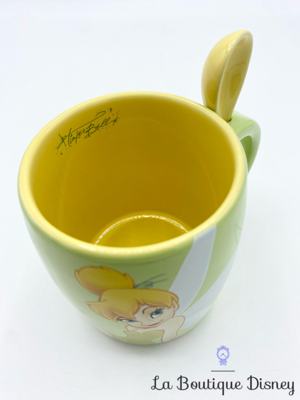 tasse-fée-clochette-cuillère-disneyland-mug-disney-vert-jaune-5