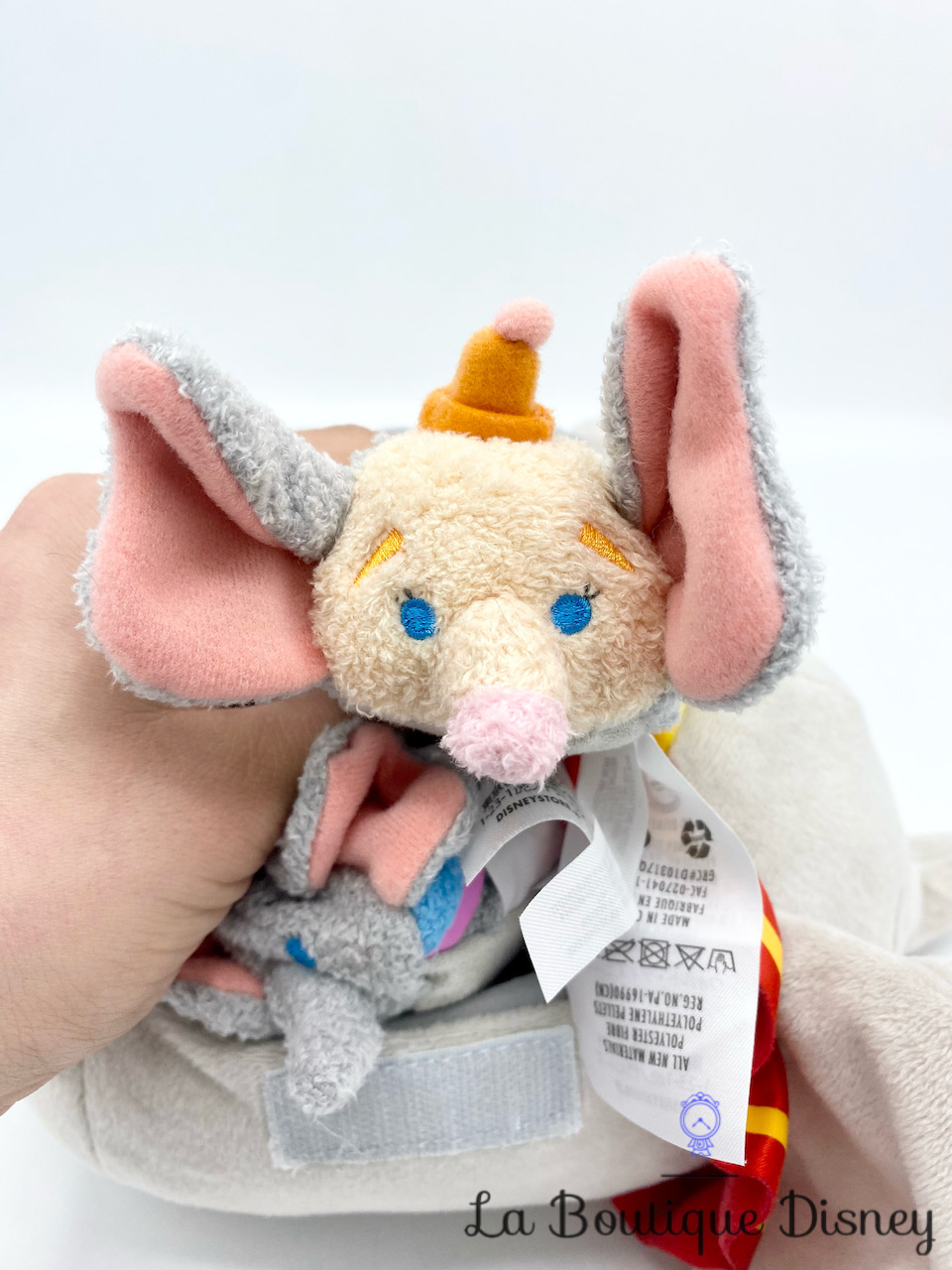 Peluche-Tsum-Tsum-Sac-Dumbo-75ème-anniversaire-Disney-Store-Bag-Set-Jumbo-Timothée-Clown-éléphant