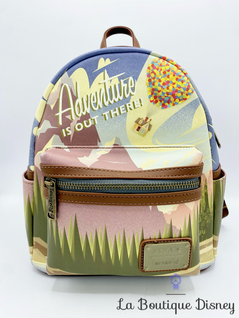 Sac à dos Loungefly Là Haut Adventure is out there Disney Pixar Up marron