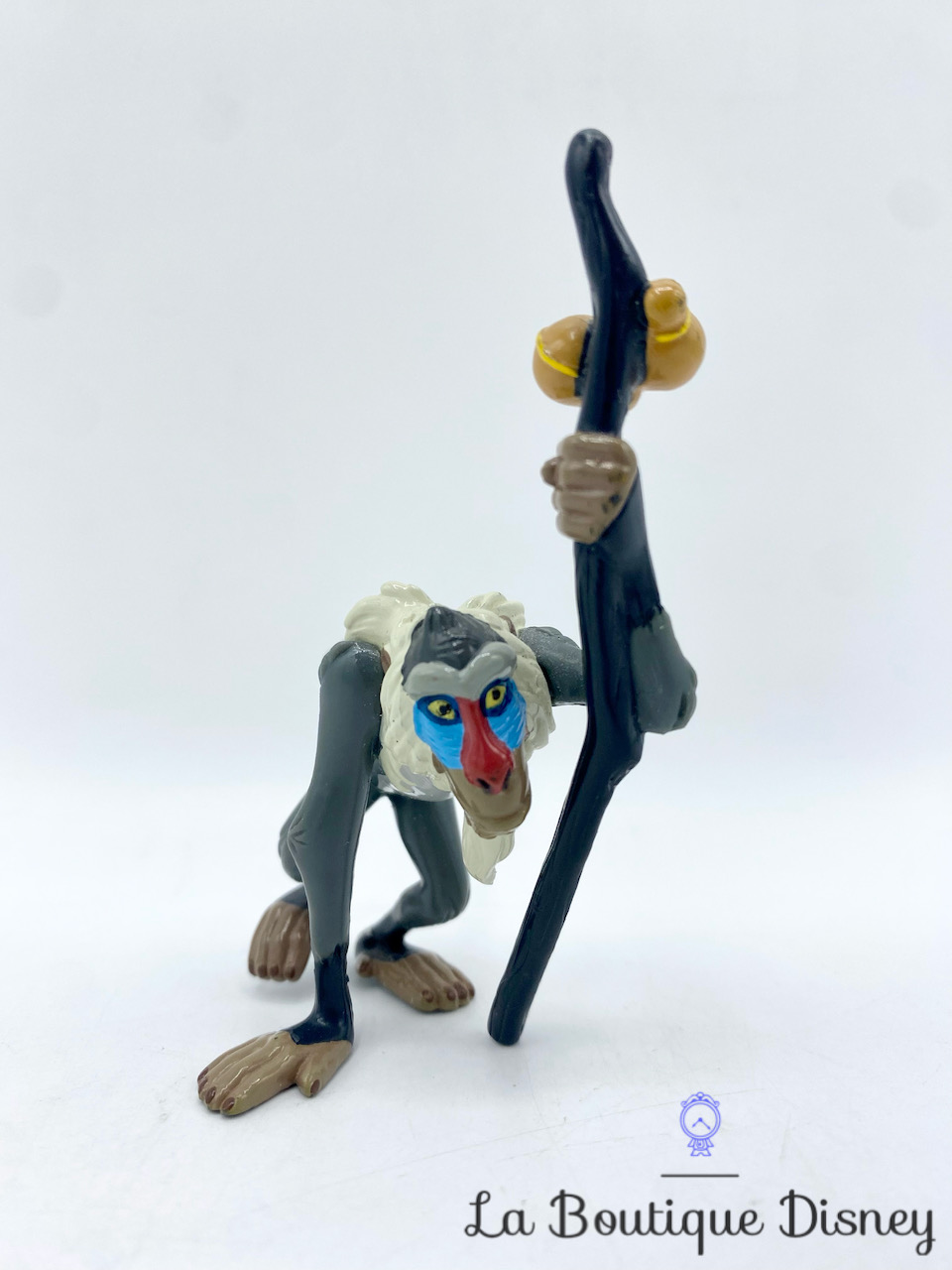 Figurine Rafiki Le roi lion Disney vieux singe gris bâton 5 cm