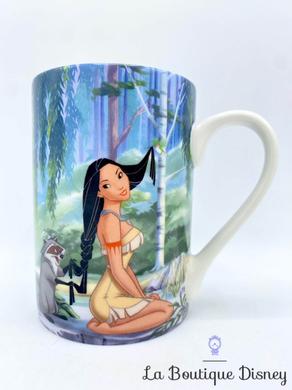 Tasse scène Pocahontas Walt Disney Classics 2012 mug film forêt arbres