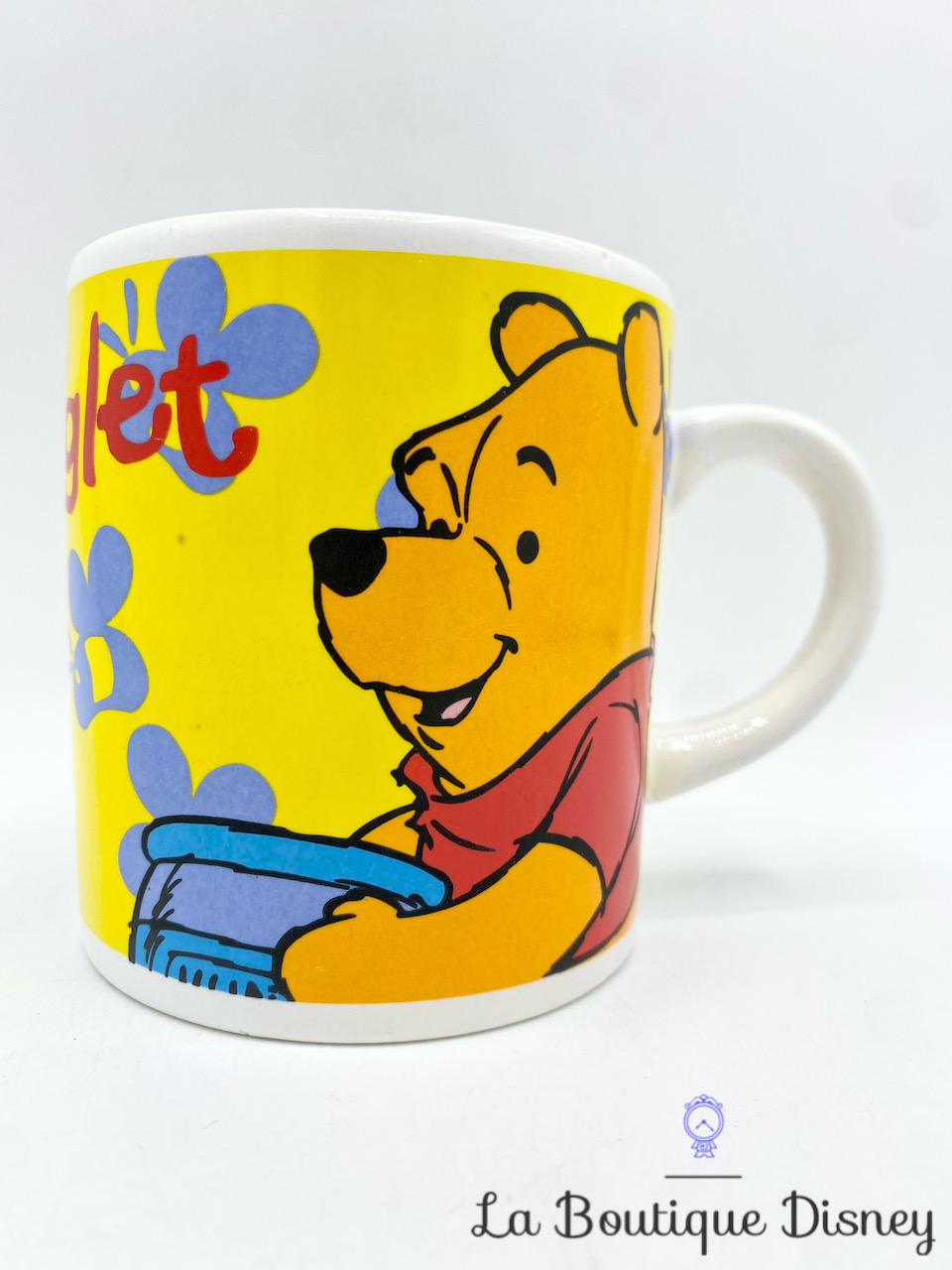 Tasse Winnie l\'ourson Porcinet Disney mug EMA Pooh & Piglet jaune