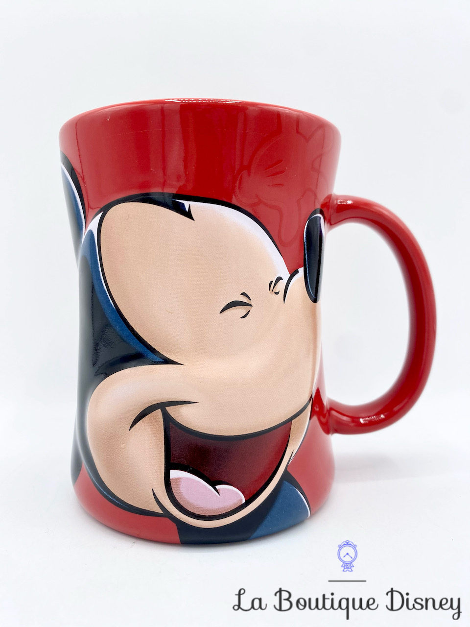 Tasse Mickey Mouse Portrait Disneyland Paris mug Disney rouge relief 3D