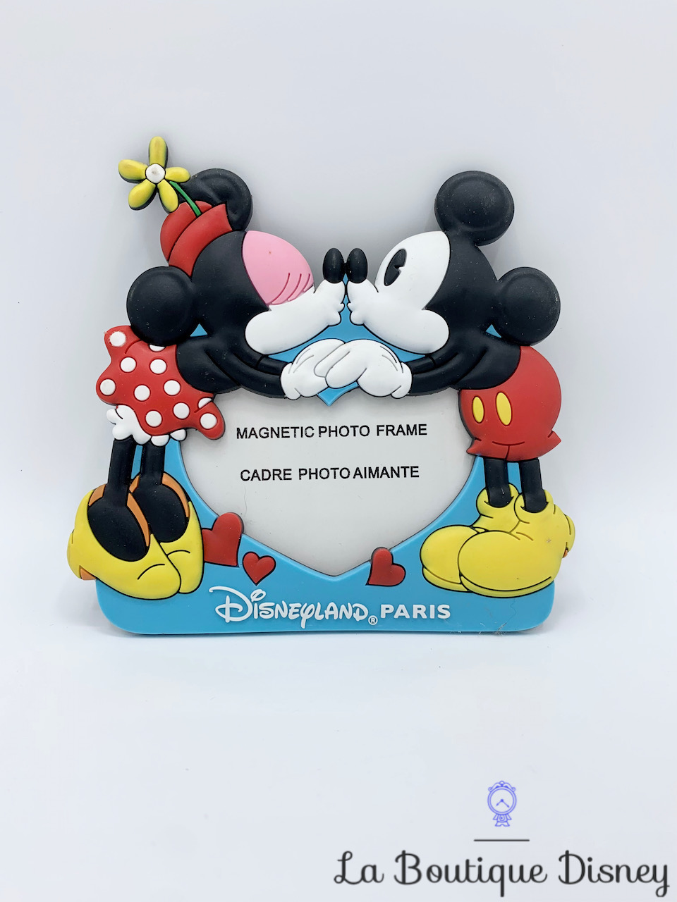 Magnet Cadre photo Mickey Minnie Disneyland Paris Disney bisous vintage aimant
