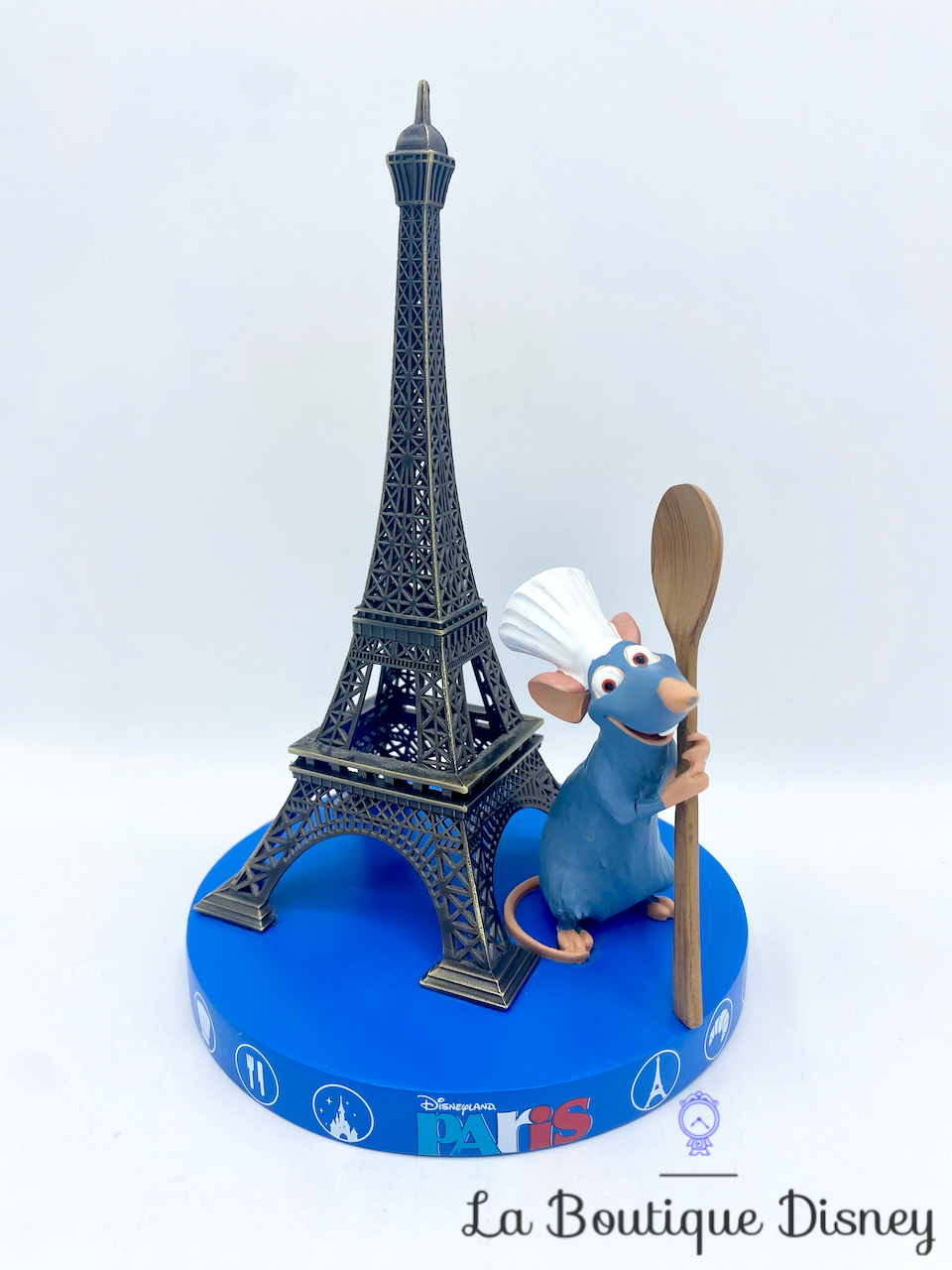 Figurine Rémy Tour Eiffel Ratatouille Disneyland Paris Disney résine 20 cm