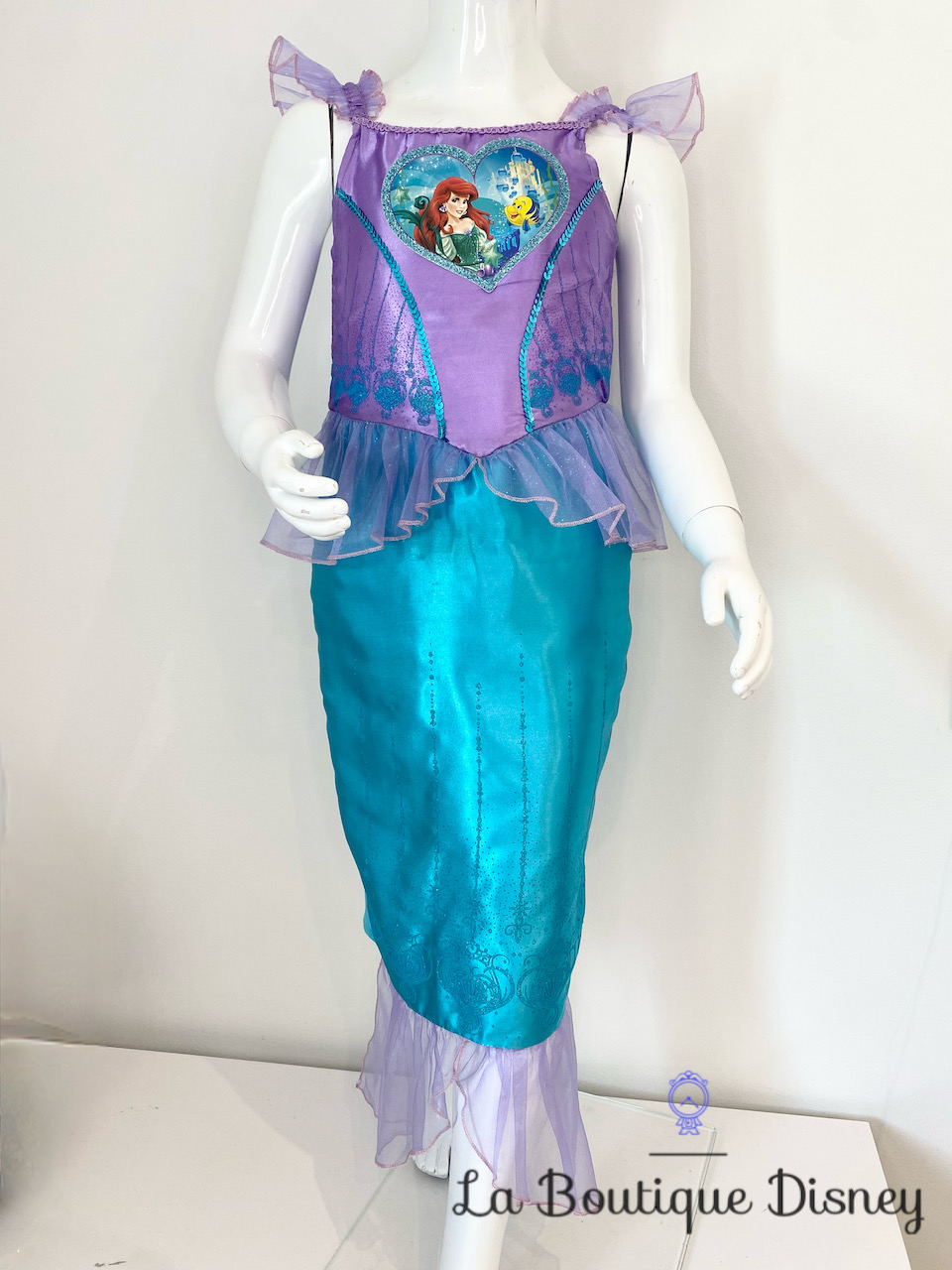 Robe de petite sirène bleu et violet