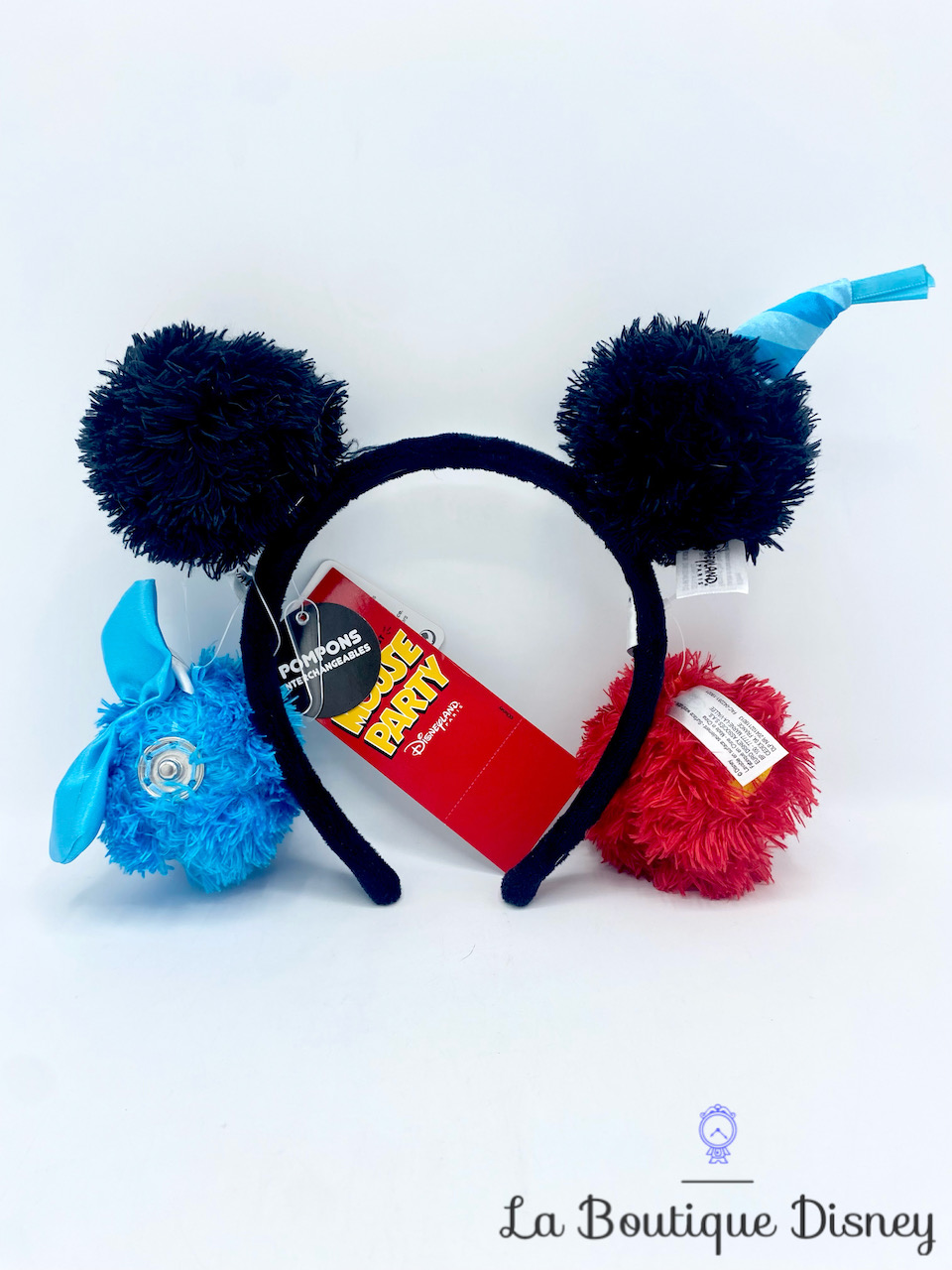 Serre tête Oreilles Mickey Mouse Party Disneyland Paris Disney Ears pompons interchangeables