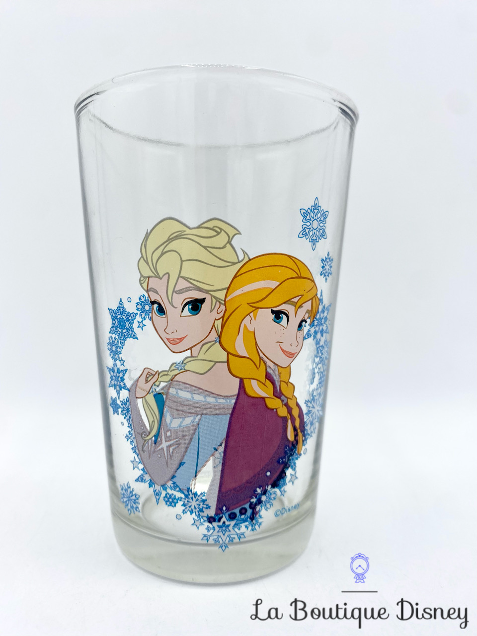 Verre Elsa Anna La reine des neiges Disney princesse flocons