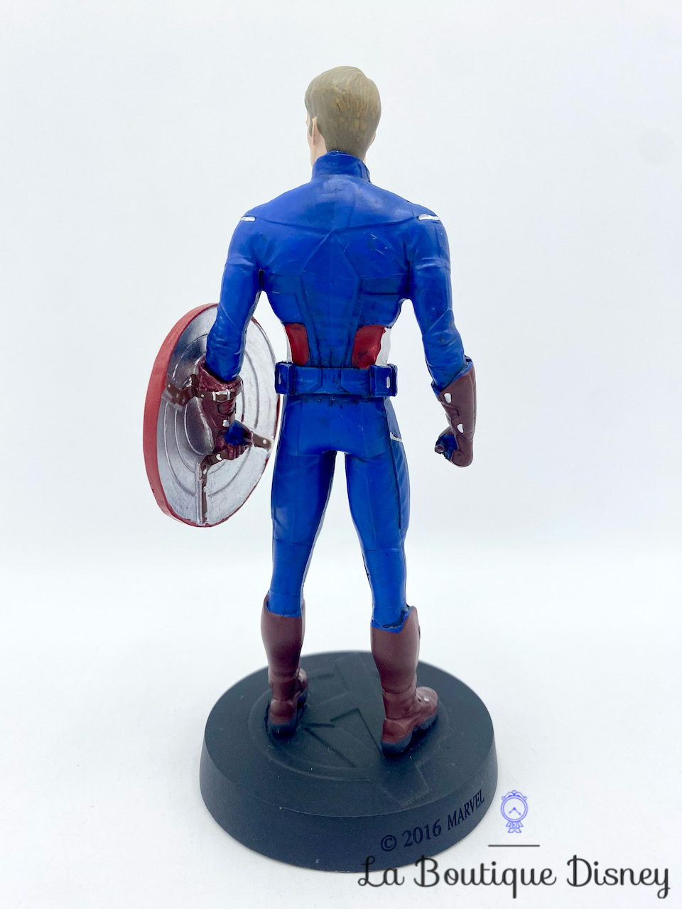 Figurine-de-collection-Captain-America-Super-Héros-des-Films-Marvel-Eaglemoss-résine-encyclopédie-13-cm
