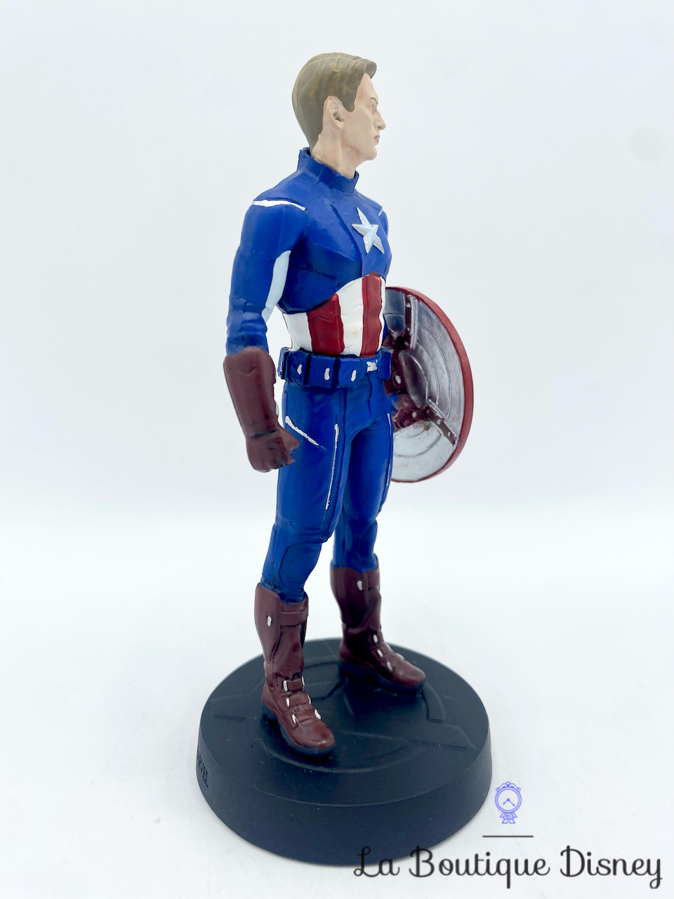 Figurine-de-collection-Captain-America-Super-Héros-des-Films-Marvel-Eaglemoss-résine-encyclopédie-13-cm