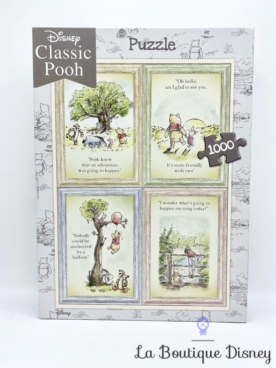 Puzzle 1000 Pièces Winnie l\'ourson Classic Pooh Disney Store 19225 fenêtre cadre