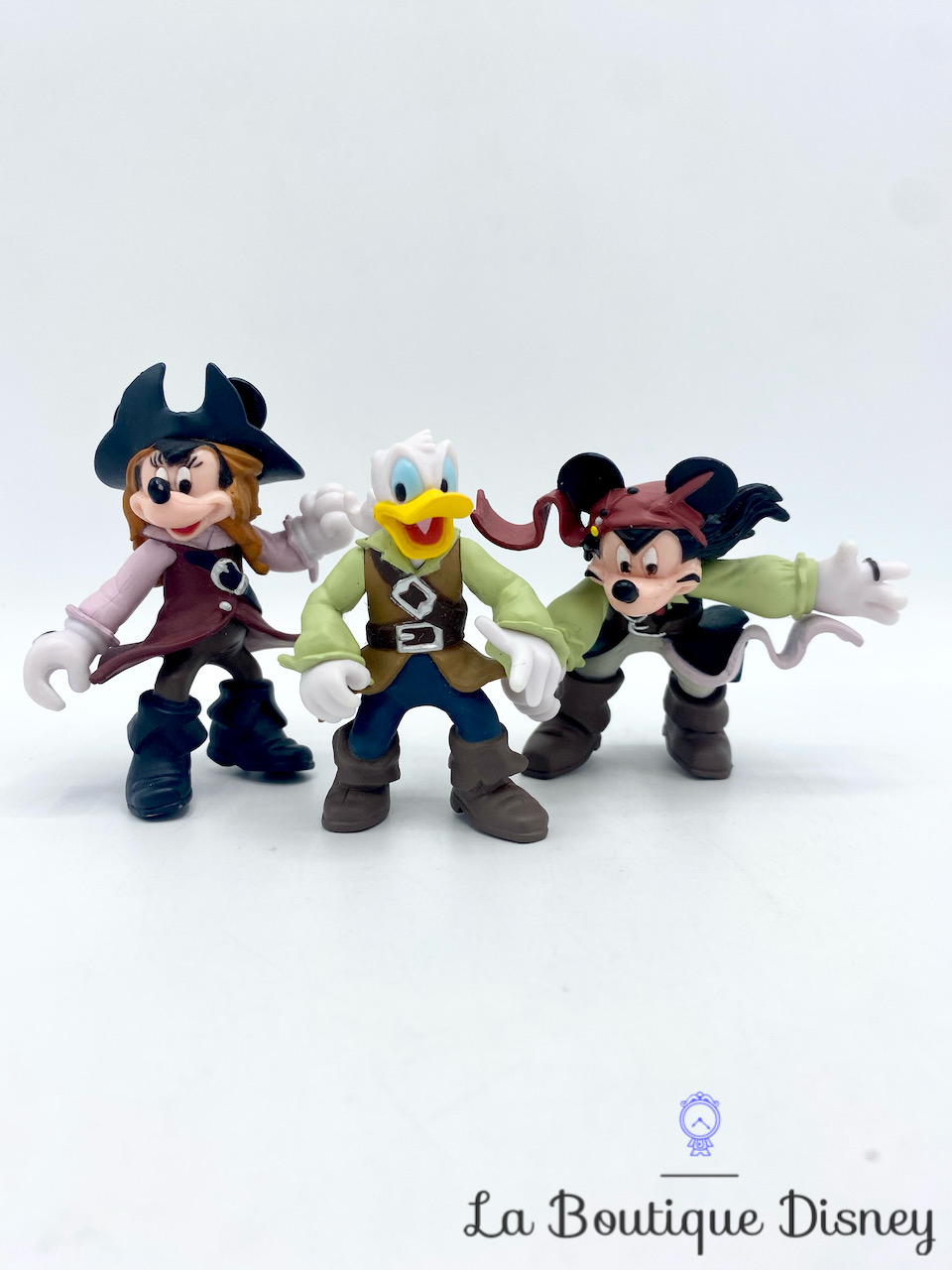 Figurines Mickey Minnie Donald Pirates des Caraïbes Playset Disney Parks Pirates of the Caribbean 7 cm