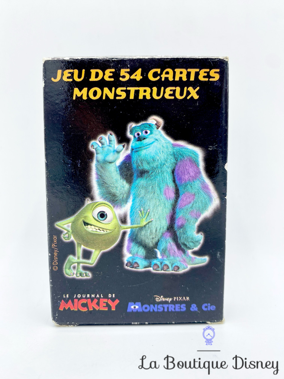 Jeu de 54 cartes Monstres et Cie Disney Le journal de Mickey vintage