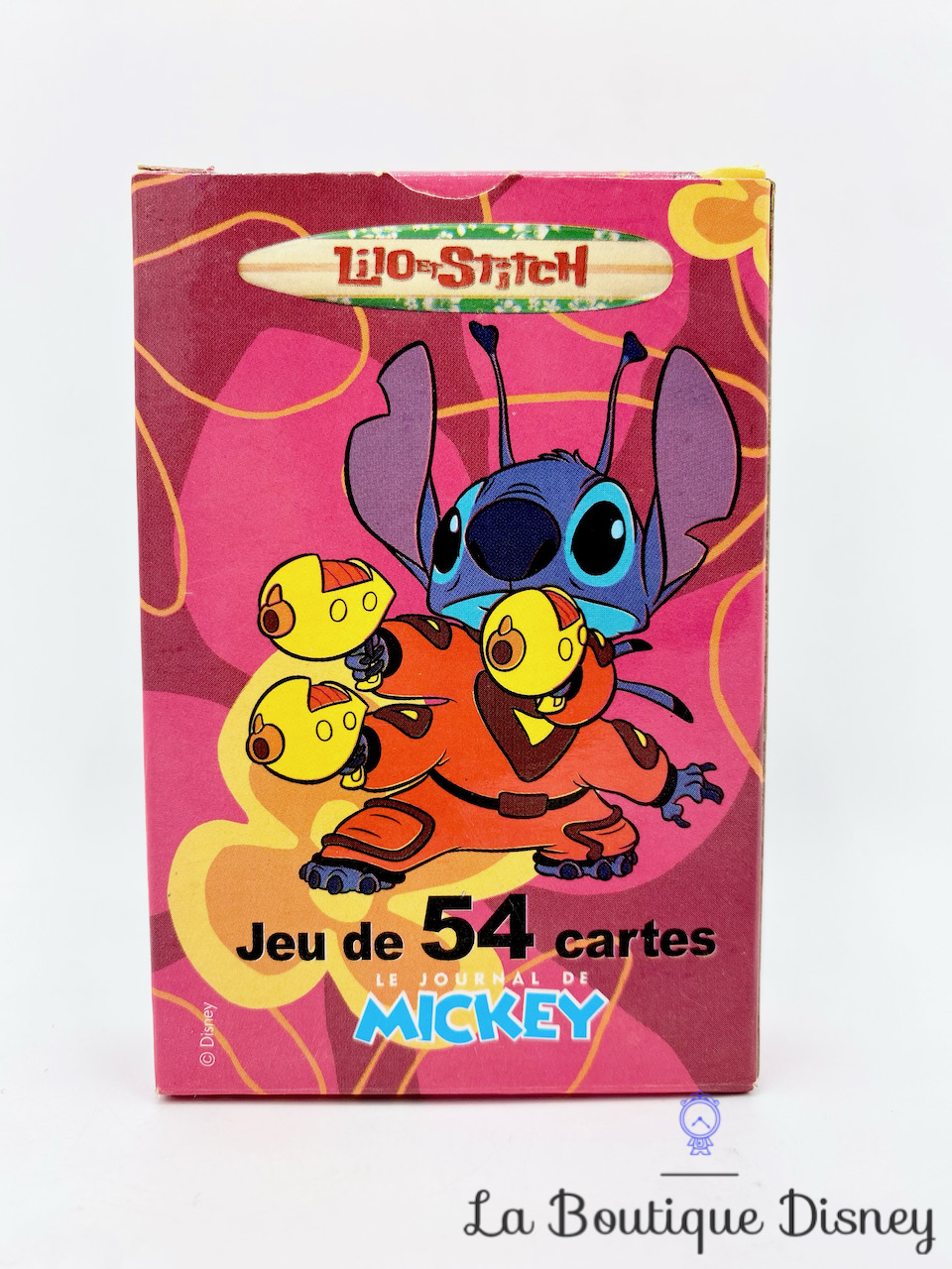 Jeu de 54 cartes Lilo et Stitch Disney Le journal de Mickey
