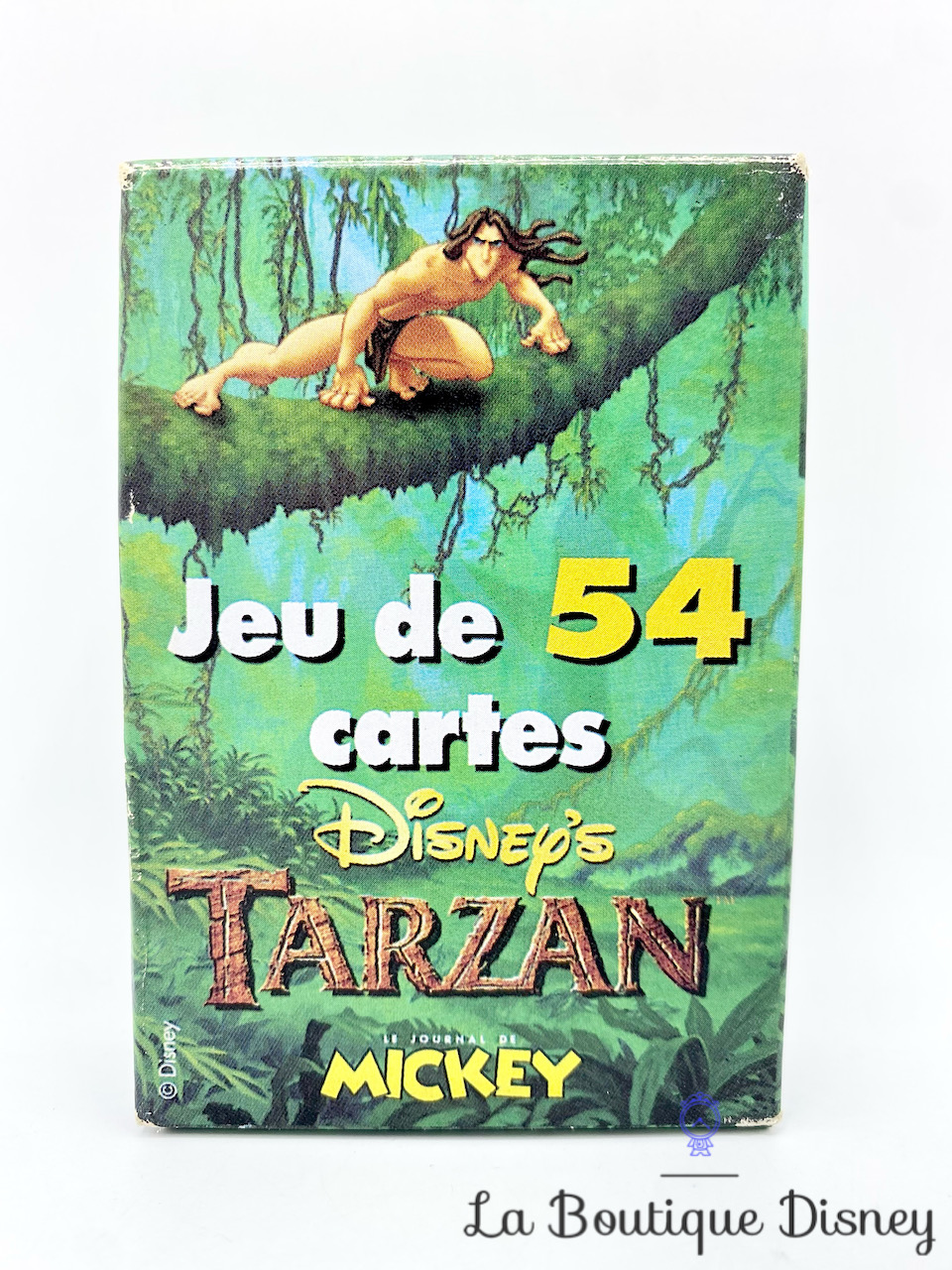 Jeu de 54 cartes Tarzan Disney Le journal de Mickey vintage