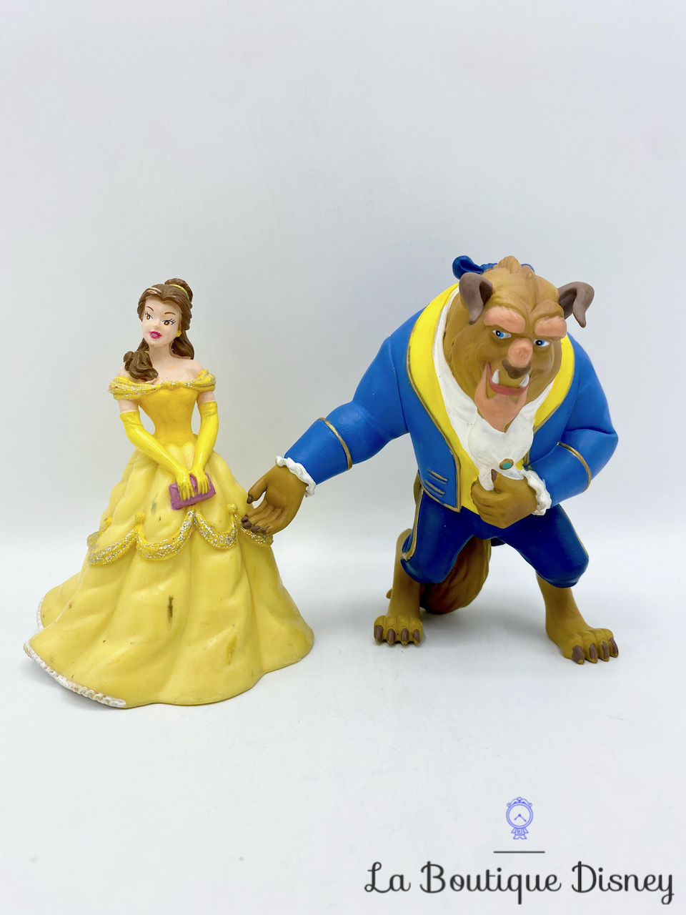 Figurines La Belle et la Bête Disney Bullyland couple prince princesse 10 cm