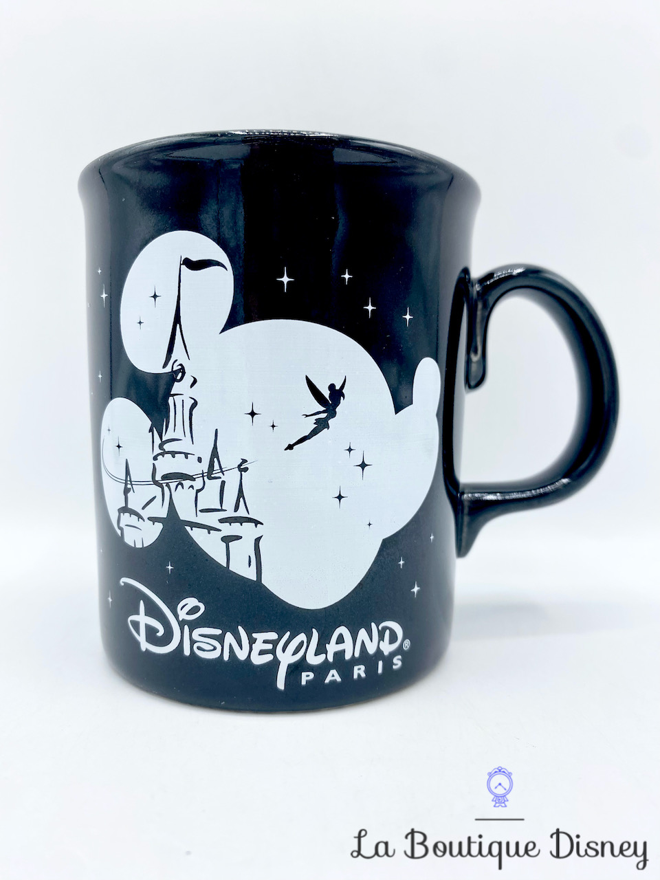 Tasse Mickey Mouse Château Disneyland Paris England mug Disney noir blanc vintage