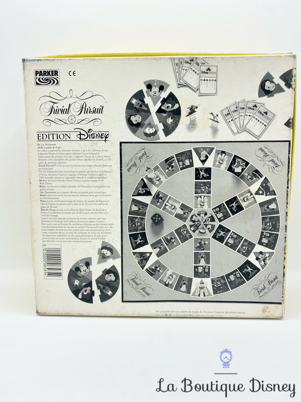 Trivial Pursuit édition Disney - Jeu Parker 1992 - jouets rétro jeux de  société figurines et objets vintage